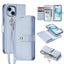 DUX DUCIS Lawa Series 2 in 1 Wallet Zipper Detachable MagSafe Phone Case with Lanyard DUX DUCIS