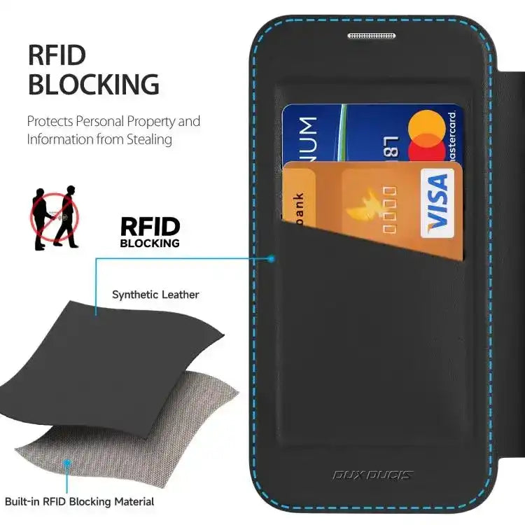 DUX DUCIS Skin X Pro Series MagSafe Ring Holder Leather Phone Case DUX DUCIS