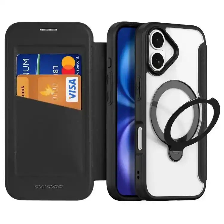 DUX DUCIS Skin X Pro Series MagSafe Ring Holder Leather Phone Case DUX DUCIS