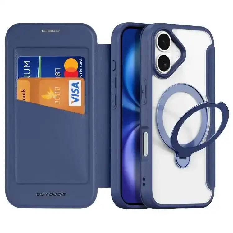 DUX DUCIS Skin X Pro Series MagSafe Ring Holder Leather Phone Case DUX DUCIS