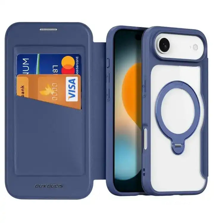 DUX DUCIS Skin X Pro Series MagSafe Ring Holder Leather Phone Case DUX DUCIS