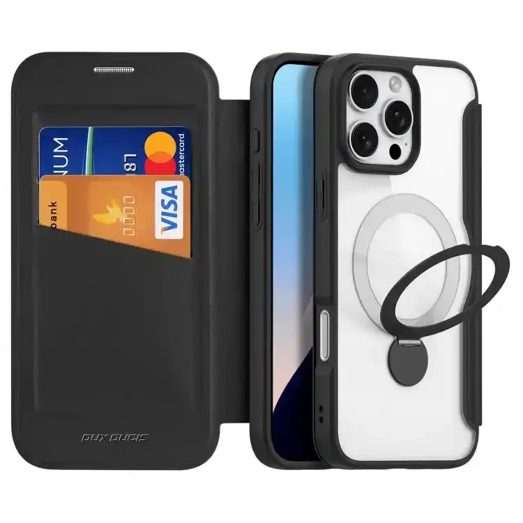 DUX DUCIS Skin X Pro Series MagSafe Ring Holder Leather Phone Case DUX DUCIS