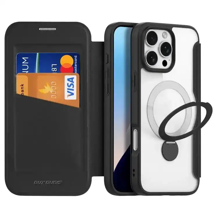 DUX DUCIS Skin X Pro Series MagSafe Ring Holder Leather Phone Case DUX DUCIS