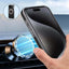 Denior A23 Magnetic Holder Electroplating Genuine Leather Phone Case Denior