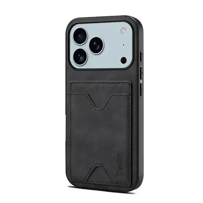 Denior D06 PU Back Cover Card Slot Holder Phone Case Denior