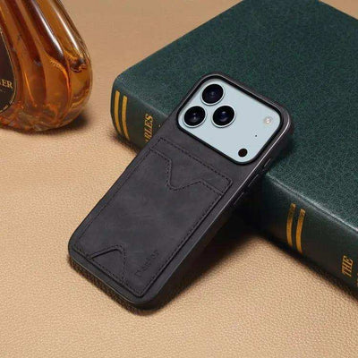 Denior D06 PU Back Cover Card Slot Holder Phone Case Denior