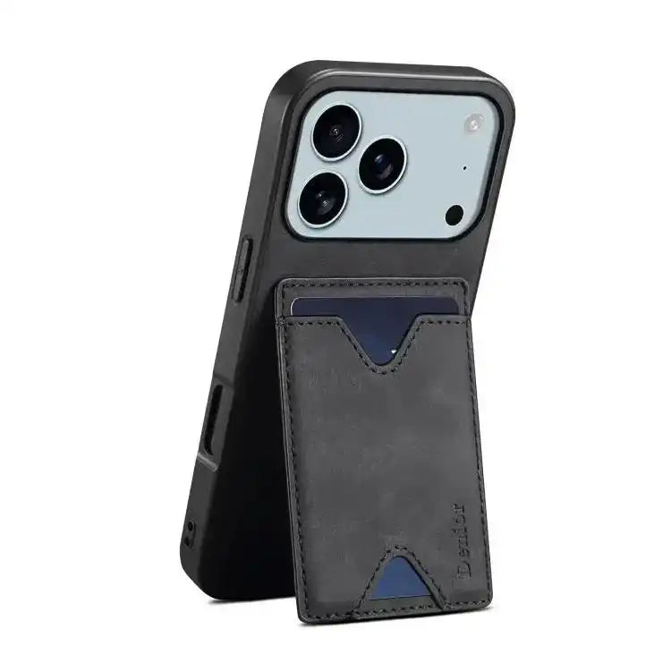 Denior D06 PU Back Cover Card Slot Holder Phone Case Denior
