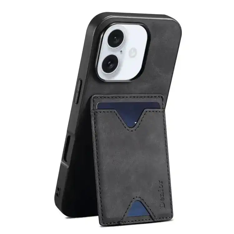Denior D06 PU Back Cover Card Slot Holder Phone Case Denior