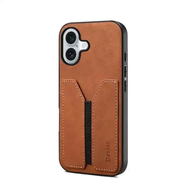 Denior D07 DV Elastic Card Slot PU Back Cover Phone Case