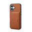 Denior D08 PU Single Card Slot Holder Phone Case