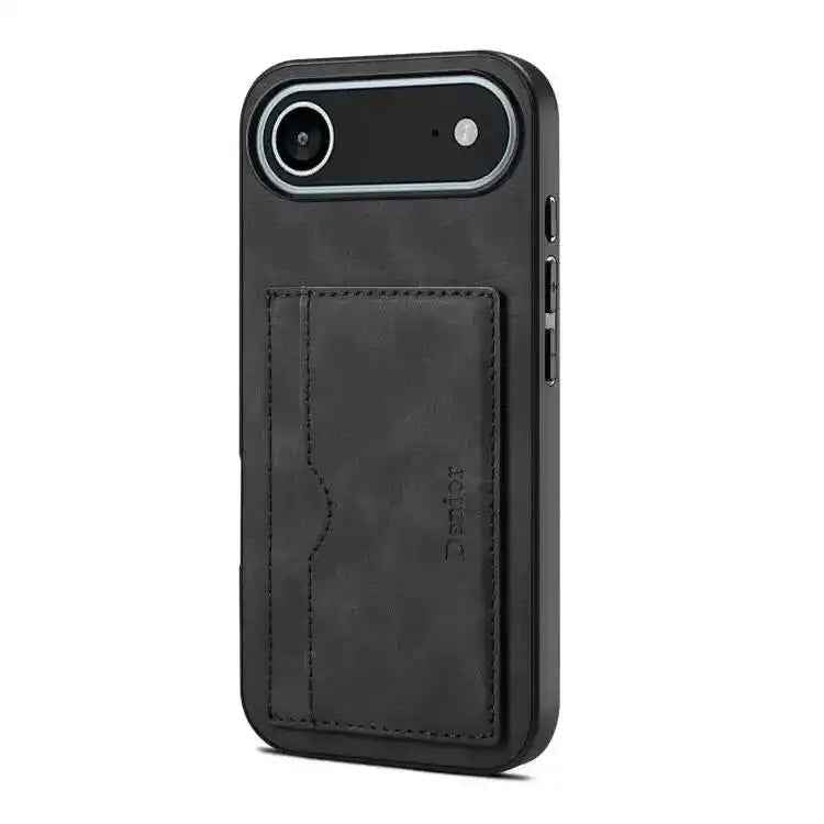 Denior D08 PU Single Card Slot Holder Phone Case