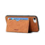 Denior D08 PU Single Card Slot Holder Phone Case