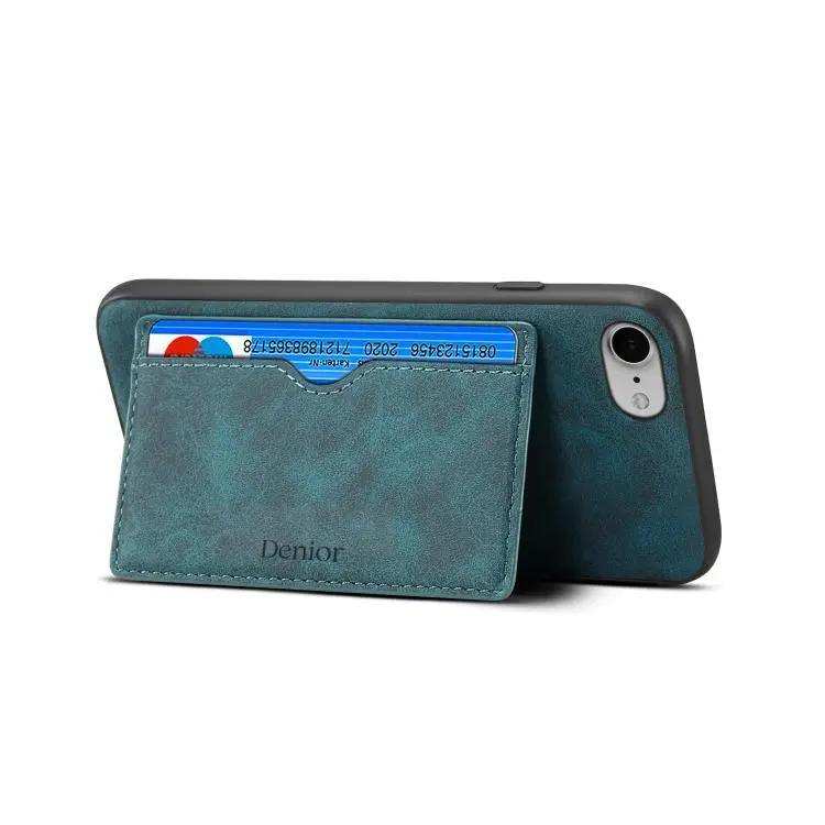 Denior D08 PU Single Card Slot Holder Phone Case Denior