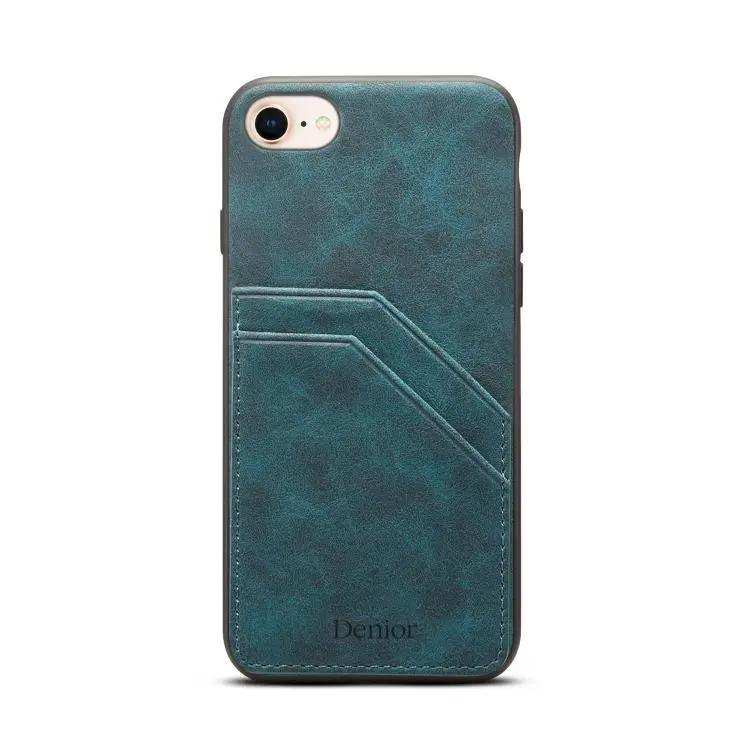 Denior D09 PU Dual Card Slot Back Cover Phone Case Denior