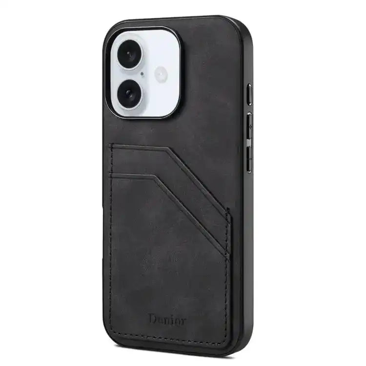 Denior D09 PU Dual Card Slot Back Cover Phone Case Denior