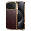 Denior Oil Wax Leather Electroplating Phone Case Denior