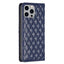 Diamond Lattice Magnetic Leather Flip Phone Case MyMobile