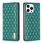 Diamond Lattice Magnetic Leather Flip Phone Case MyMobile