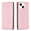 Diamond Lattice Magnetic Leather Flip Phone Case MyMobile