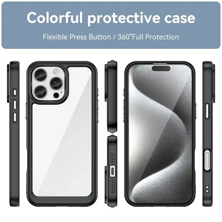 Colorful Series Acrylic + TPU Phone Case