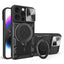 CD Texture Sliding Camshield Magnetic Holder Phone Case