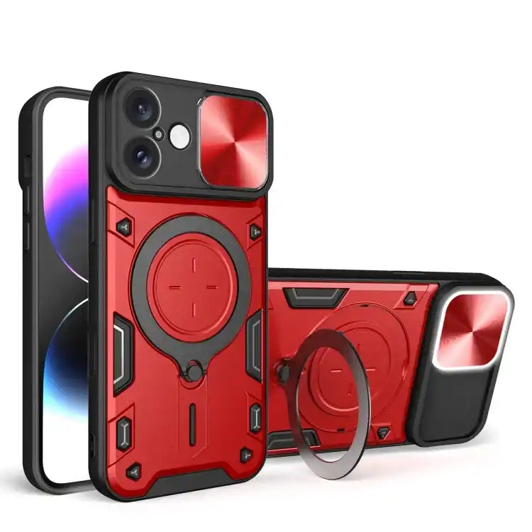 CD Texture Sliding Camshield Magnetic Holder Phone Case MyMobile