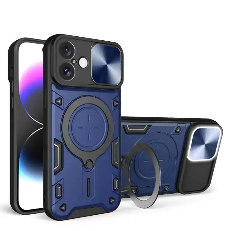 CD Texture Sliding Camshield Magnetic Holder Phone Case MyMobile