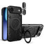 CD Texture Sliding Camshield Magnetic Holder Phone Case
