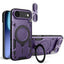 CD Texture Sliding Camshield Magnetic Holder Phone Case
