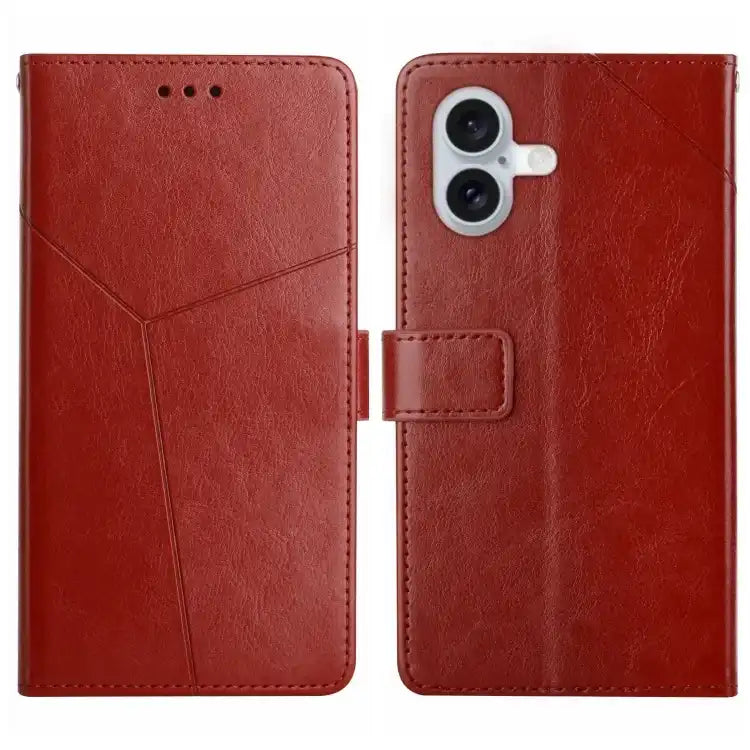 HT01 Y-shaped Pattern Flip Leather Phone Case