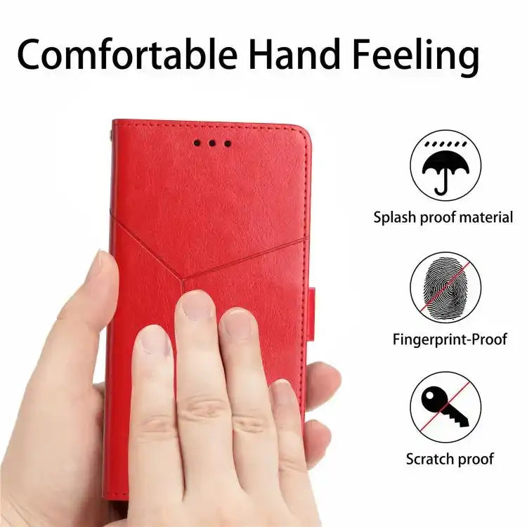 HT01 Y-shaped Pattern Flip Leather Phone Case MyMobile