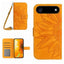 Skin Feel Sun Flower Embossed Flip Leather Phone Case with Lanyard