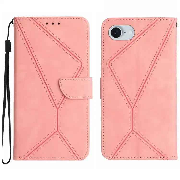 Stitching Embossed Leather Phone Case