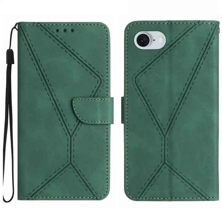 Stitching Embossed Leather Phone Case