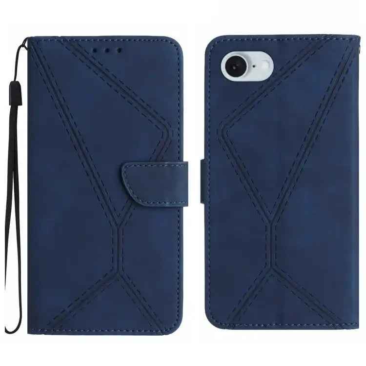 Stitching Embossed Leather Phone Case