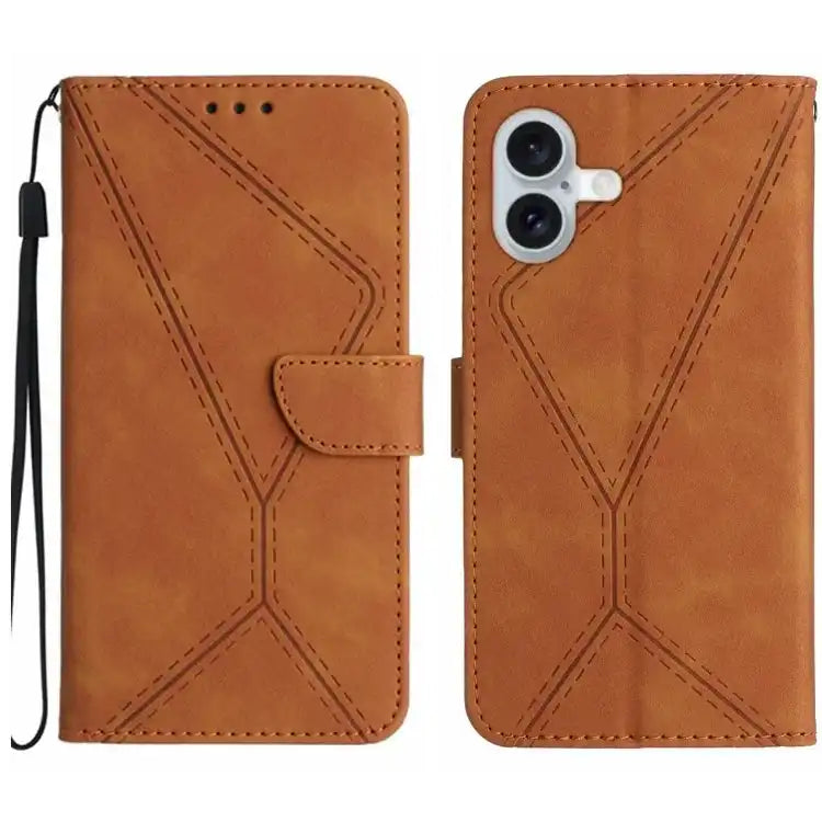Stitching Embossed Leather Phone Case MyMobile