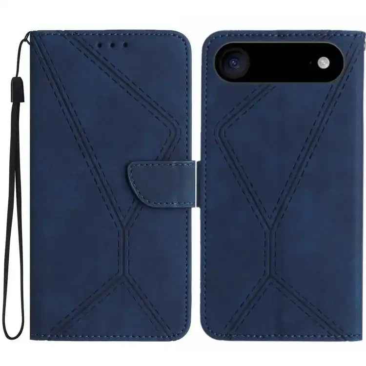 Stitching Embossed Leather Phone Case