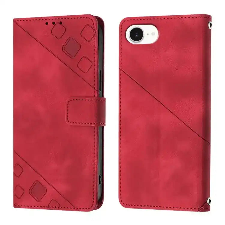 Skin-feel Embossed Leather Phone Case MyMobile