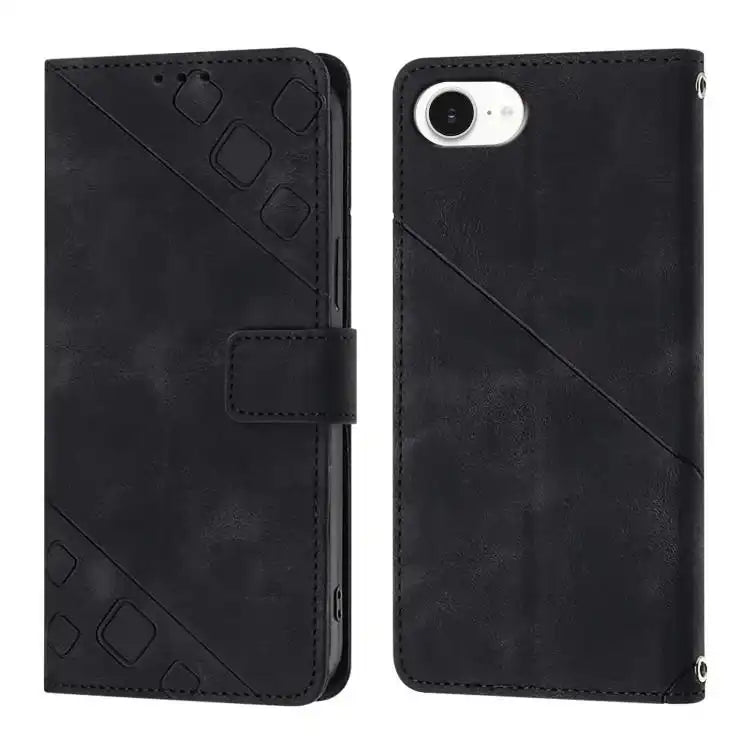 Skin-feel Embossed Leather Phone Case MyMobile