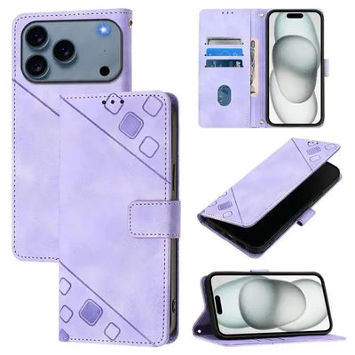 Skin-feel Embossed Leather Phone Case MyMobile