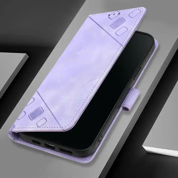 Skin-feel Embossed Leather Phone Case MyMobile