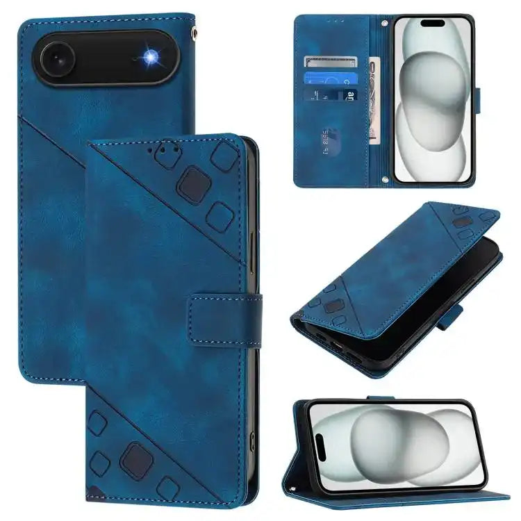 Skin-feel Embossed Leather Phone Case MyMobile