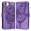 Embossed Butterfly Leather Phone Case MyMobile