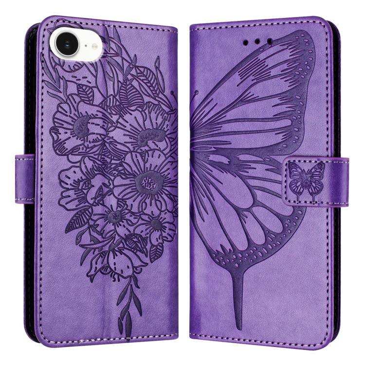 Embossed Butterfly Leather Phone Case MyMobile