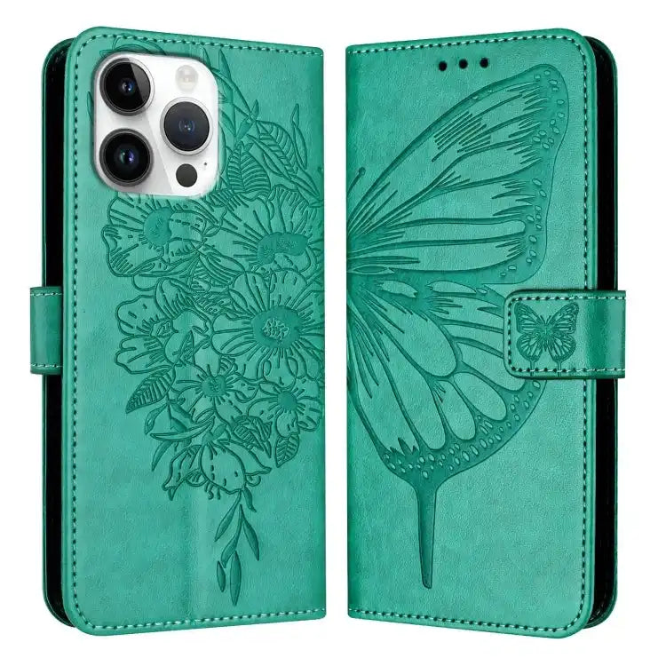 Embossed Butterfly Leather Phone Case MyMobile