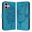 Embossed Butterfly Leather Phone Case MyMobile