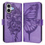 Embossed Butterfly Leather Phone Case MyMobile