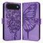 Embossed Butterfly Leather Phone Case MyMobile