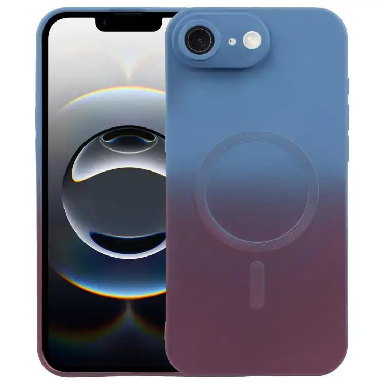 Liquid TPU Silicone Gradient MagSafe Phone Case