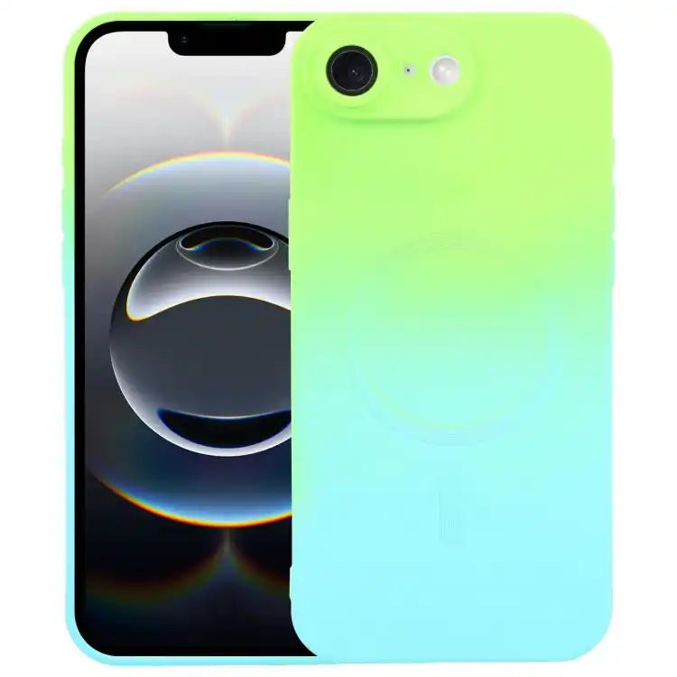 Liquid TPU Silicone Gradient MagSafe Phone Case